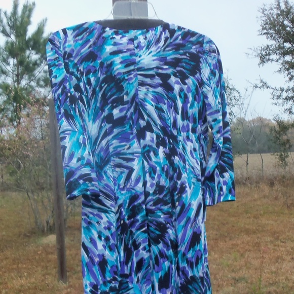 London Times 10 Petite dress wrap style - Picture 3 of 5